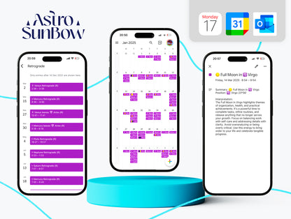 Sunbow -  Pro Digital Astro Calendar 2025