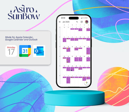 Sunbow -  Pro Digital Astro Calendar 2025