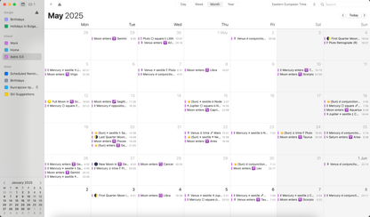 Sunbow -  Pro Digital Astro Calendar 2025