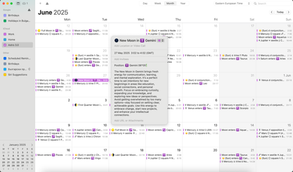 Sunbow -  Pro Digital Astro Calendar 2025